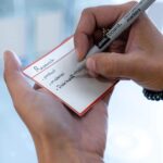 Magnetic Notes or Magnetic Sticky Notes Set of 16 Cards Reusable, Washable, Magnetic, Stackable, 12, and Durable(Blue) - Image 3