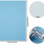 8 Pieces 8x12 Inch Bright Color Grain Texture Faux Leather Sheets Including 8 Color Leather Sheets for Leather Bows and Earrings Making LiZhiWen 8PcsA4Bright - Image 3