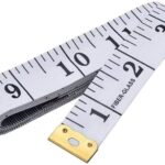 60 Inch 150cm Soft Tape Measure for Sewing Tailor Flexible Cloth Ruler Body Size Measurement, White