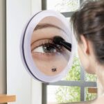 15X Magnifying Mirror with 3 Mounting Suction Cups Used for Precise Makeup Application Eyebrows/Tweezing Blackhead/Blemish Removal Bathroom/Travel Makeup Mirror (Rose Gold)(6 inches Round) - Image 2