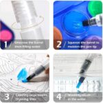 Water Brush Pens Water Colouring Brush Pens 6pcs for Water Soluble Colored Pencils, Water Color Water Base Markers, Powdered Pigment Watercolor Paints and Art Supplies - Image 5