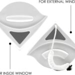 Magnetic Window Double Side Glass Wiper Cleaner Surface Cleaning Brush Car Tool - Image 4