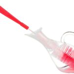 16in Extra Long Red Bottle Cleaning Brush Cleaner for Washing Narrow Neck Beer, Wine, Kombucha, Thermos, Carafe, Yeti, SWell, Brewing Bottles, Hummingbird Feeder - Image 5