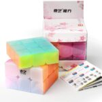 Qiyi Warrior W 3x3 Speed Cube 3x3x3 Stickerless Jelly Cube Puzzle - Image 7
