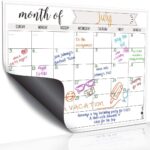 Magnetic Dry Erase Refrigerator Calendar by JR INTL, Large Calendar Whiteboard Monthly Planner 2 Fine Tip Markers and Large Eraser Planner White Board, Kitchen Fridge Calendar White Board - Image 8