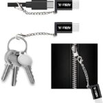 USB C to Micro USB Adapter, Type C Convert to Micro USB (Female) with Keychain Sync and Charging Cable for New MacBook, Samsung Galaxy Note 8, Google Pixel 2 XL and More (Pack of 6)(Male) - Image 6