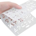 Pack of 4 Plastic Alphabet Letter Number Drawing Painting Stencils Scale Template Sets for Bullet Journal Stencil Planner/Scrapbook/DIY Painting Craft Projects - Image 3