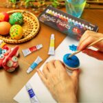 Acrylic Paint Set 16 x 12ml Tubes Artist Quality Non Toxic Rich Pigments Colors Great for Kids Adults Professional Painting on Canvas Wood Clay Fabric Ceramic Crafts - Image 5