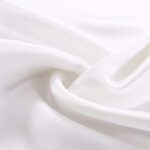 2pcs Silk Pillowcase Standard 50×75CM Silky Soft & Wrinkle Free Pure Color Silk Pillow Case Without Zipper(White) - Image 4