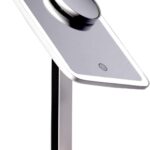 LED Makeup Vanity Mirror with 3 Light Settings and 15x Magnifying Mirror Choose between Soft Warm, Natural Daylight, or Neutral White Lights Dimmable Countertop Cosmetic Mirror