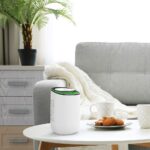 Dehumidifier,Quiet and Portable Dehumidifier Electric 600ml for Small Rooms Bathroom, Bedroom, Wardrobe Room, Closet, Crawl Space, White - Image 6