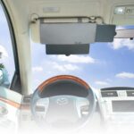 Car Visor Sunshade, Car Visor Anti Glare Sunshade Extender for Front Seat Driver and Passenger Grey