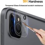 Camera Lens Protector for iPad Pro 11 / iPad Pro 12.9 inch 2020 , 9H Ultra Thin Transparent Camera Lens Protective Tempered Glass Protector Film for iPad Pro 11 2020/iPad Pro 12.9 2020[3 PACK] - Image 4