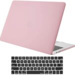 ProCase MacBook Pro 13 Case 2019 2018 2017 2016 Release A2159 A1989 A1706 A1708, Hard Case Shell Cover and Keyboard Skin Cover for MacBook Pro 13 Inch with/Without Touch Bar Pink