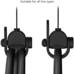 VR Cable Management, 6 Packs Retractable Ceiling Pulley System for Valve Index/HTC Vive/HTC Vive Pro/Oculus Rift S/PS VR/Microsoft MR/Samsung Odyssey VR Accessories(Black)[Pro Version] - Image 5
