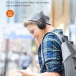 Active Noise Cancelling Headphones, Bluetooth Headphones Over Ear Wireless Headphones, 40H Playtime, USB C Fast Charging, aptX Codec Hi Fi Audio Sound, CVC 8.0 Mic for TV PC Cellphone, Suitable for Online Class and Meeting[Upgraded 085] - Image 6