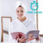 Microfibre Hair Towel Wrap for Women Super Absorbent, Fast Drying, Large & Soft, Perfect for Long or Curly Hair - Image 2