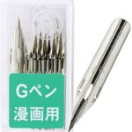 Comic G Model Chrome Pen Nib, 10 Nibs (PG 6B C K)(1 Pack)