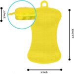3pcs Multipurpose Silicone Dish Sponge Washing Brush Scrubber Household Cleaning Sponges,Smart Kitchen Sponge - Image 5