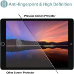 ProCase New iPad 10.2 Case with Tempered Glass Screen Protector, Slim Stand Protective Case Folio Cover for 10.2" iPad 8th / iPad 7th Teal(2020 8th Generation/ 2019 7th Generation) - Image 5