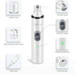 Electric Dog Nail Grinder Rechargeable Low Noise Pet Nail Grinder Tool for Painless Paw Grooming, Trimming, Smoothing for Small Medium Large Dogs Cats Pets - Image 2