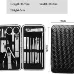 Manicure Pedicure Set Nail Clippers,20 Pieces Stainless Steel Manicure Kit, Professional Grooming Kit, Nail Tools with Luxurious Travel Case(silver) - Image 2