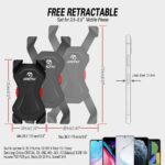 Bike Phone Mount Universal Bicycle/ Motorcycle Cell Phone Holder Smartphone Cradle Clamp 360° Rotatable for iPhone 7/7+/6/6+/6S/6S+/5S/5C, Samsung Galaxy S3/S4/S5/S6/S7/S8 Note 3/4/5,Nexus,HTC,LG & GPS Devices GPS Other Devices - Image 5