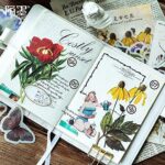 60pcs Laptop Stickers Scrapbook Stickers, DIY Decoration Herbal Plants Stickers for Laptop, Room, Kids, Envelopes, Scrapbook, Notebook, Guitar, Luggage, Glasses 20 Pictures(Herbal Plants) - Image 3