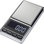 Digital Precision Gram Scale, 0.001oz/0.01g 500g Mini Pocket Scale, Portable Electronic Weight Jewelry Scales, Tare, Auto Off, Stainless Steel, White Backlit Display(Battery Included) - Image 3