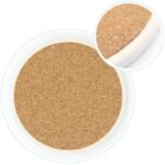 All for Love Ceramic Cat Coasters for Drinks Round 3 Piece Coaster Set with Absorbent Ceramic Stone and Cork Base Absorbent for Table, Desk and Bar - Image 5