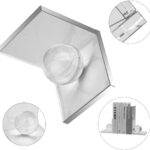 Innovative Crystal Clear Bookends with Crystal Ball, 1 Pair L Shape Non Skid Sturdy Crystal Bookends for Heavy Books, Bookshelf, Office, School Library, Decorative Ornaments - Image 3