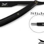 Professional Mens Barber Straight Edge Shaving Cut Throat Razor Shaver for Salon Slider Style 10 Double Sided Blades Set - Image 2