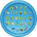 Splash Pad Water Sprinkler Mat for Kids, 68'' 3 in 1 Summer Wading Pool Outdoor Play Mat, Inflatable Water Kiddie Pool Toys for Kids, Boys, and Girls Playing & Learning(Upgraded 2020 Version) - Image 7