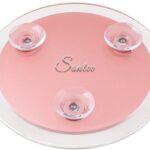 15X Magnifying Mirror with 3 Mounting Suction Cups Used for Precise Makeup Application Eyebrows/Tweezing Blackhead/Blemish Removal Bathroom/Travel Makeup Mirror (Rose Gold)(6 inches Round) - Image 7