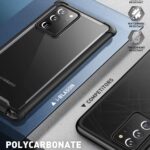Ares Designed for Samsung Galaxy Note 20 Ultra Case, Dual Layer Rugged Clear Case Without Screen Protector(Black) - Image 4