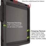 Bobj Rugged Tablet Case for Lenovo Tab E10 TB X104F Kid Friendly (Bold Black)(Not for Lenovo 10e Chromebook Tablet) - Image 3