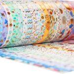 Gold Washi Tape Set VSCO Decorative Tape for DIY Crafts, Bullet Journals, Planners, Scrapbooking, Wrapping 5mm Wide(Candy 24) - Image 4