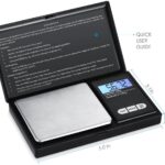 Digital Mini Scale, 100g 0.01g/ 0.001oz Pocket Jewelry Scale, Electronic Smart Scale with 7 Units, LCD Backlit Display, Tare Function, Auto Off, Stainless Steel & Slim Design(Battery Included) - Image 6