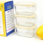 Baby Food Rectangle Container, 3 Piece Set, Clear, GL 543 - Image 3