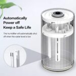 Mini Humidifier, 280ml Small Desk Humidifier, USB Personal humidifiers with 2 Mist Modes, Whisper Quiet, Shut Off for Bedroom, Plants, Baby Room, Office and Car(Black) - Image 5