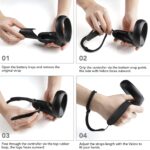 Upgraded Grips Knuckle Strap for Oculus Quest/Oculus Rift S Touch Controller Accessories with Adjustable Wrist Strap(Not for Oculus Quest 2)[Newer Version] - Image 3