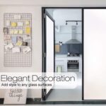 Privacy Window Film Matte White Window Film Frosted Window Film Static Cling Glass Film Non Adhesive Window Film for Home Bathroom Office Meeting Room Living Room(44.5x200 Centimeters) - Image 4