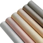 6 Pcs A4 Size Vivid Shiny Pearl Faux Leather Sheets for Earrings Bows Jewelry Making,Metallic PU Solid Color Fabric,21cm x 30cm