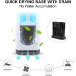 Toilet Brush and Holder Set Wall Mounted, Anti Rust WC Silicone Bristles Toilet Bowl Cleaner Brush Kit with Tweezer and Stainless Steel Handle for Bathroom Storage Household - Image 2