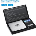 Digital Mini Scale, 100g 0.01g/ 0.001oz Pocket Jewelry Scale, Electronic Smart Scale with 7 Units, LCD Backlit Display, Tare Function, Auto Off, Stainless Steel & Slim Design(Battery Included) - Image 2