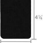 Premium Quality Fabric Iron on Patches Inside & Outside Strongest Glue 100% Cotton Black and White Repair Decorating Kit 12 Pieces Size 3" by 4 1/4"(7.5 cm x 10.5 cm) - Image 2