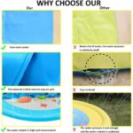 Upgraded Sprinkler Pad Water Spray pad Splash Play Mat 170cm Outdoor Water Toys, Outdoor Splash Pad Sprinkler for Kids - Image 4