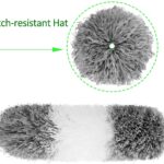 Extendable Microfiber Duster,Telescoping Stainless Steel Pole,Detachable Bendable Head,Washable,96.5" - Image 4