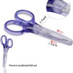 Sharpest and Precise Stainless Steel Curved & Straight Thread Cutting Scissors with Protective Cover Ideal for Embroidery, Quilting, Sewing & Any Crafting - Image 4