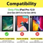 Apple iPad Pro 12.9 Case ProCase Leather Stand Folio Case Cover for iPad Pro 12.9 Inch , with Multiple Viewing Angles, Auto Sleep/Wake, Apple Pencil Holder Red(Both 2017 and 2015 Models) - Image 2